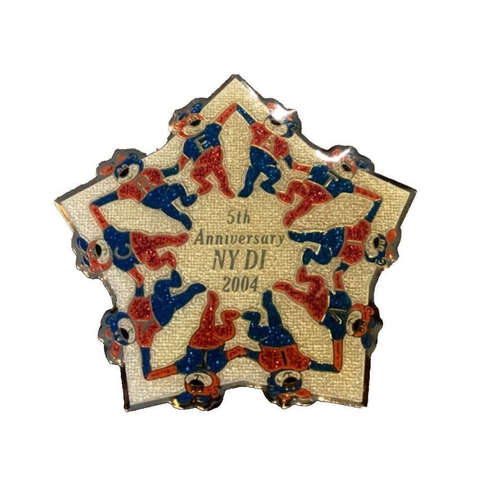 Destination Imagination Pin 💥 NY DI 5th Anniversary 2004 Pin Pinback